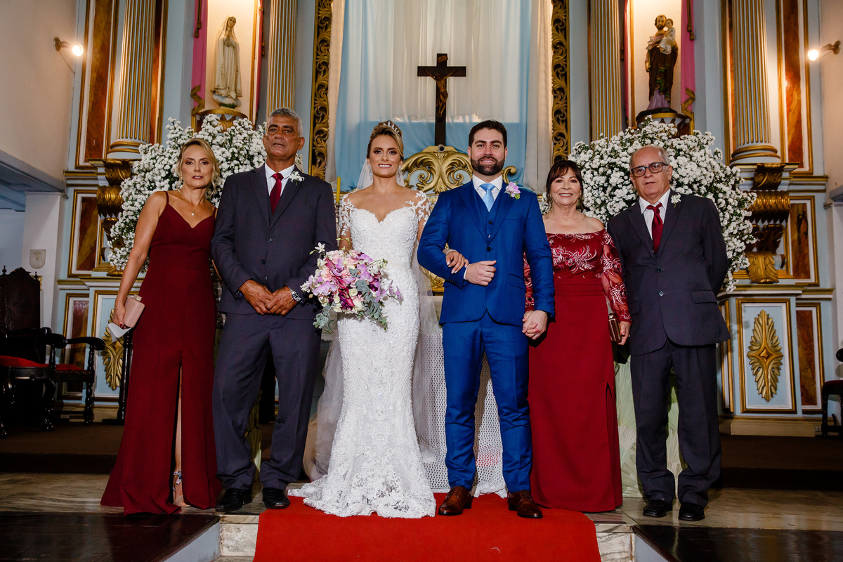 foto dos pais dos noivos - Matriz de santo Antonio