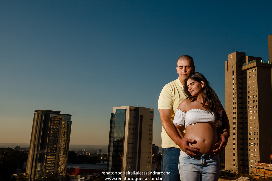 ensaio fotografico de gestante na linha do belvedere