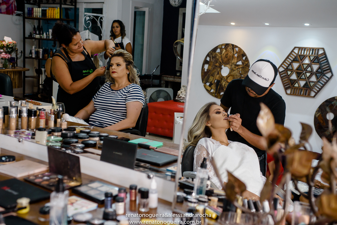 Making of da noiva em salão Sete Lagoas