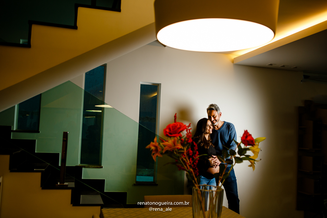 ensaio gestante em casa - Sete Lagoas