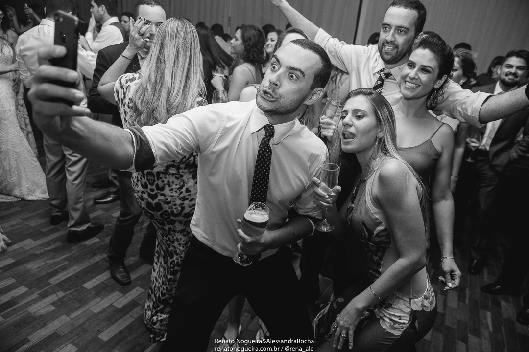 fotografia da festa de casamento salao da AABB em sete lagoas