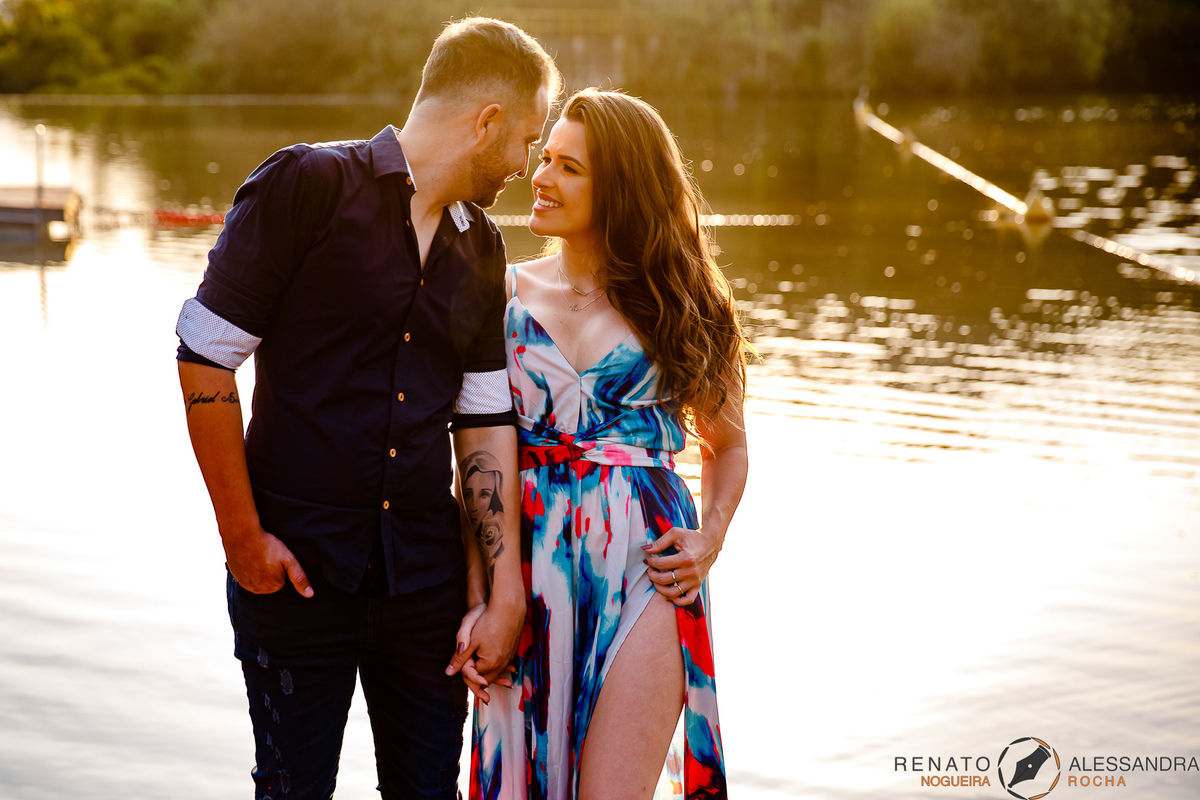 ensaio pré wedding na lagoa