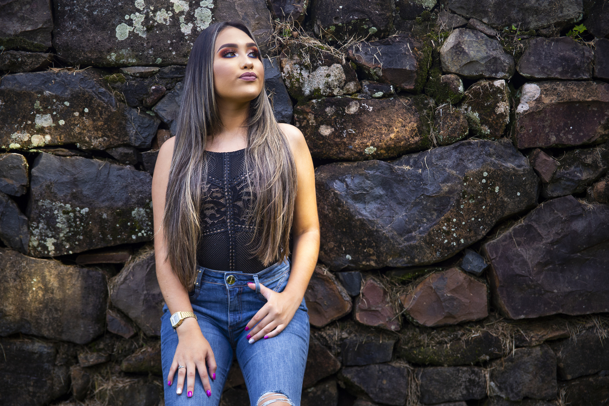 Hanna 15 anos - Fotografia de 15 anos em Bento Gonçalves