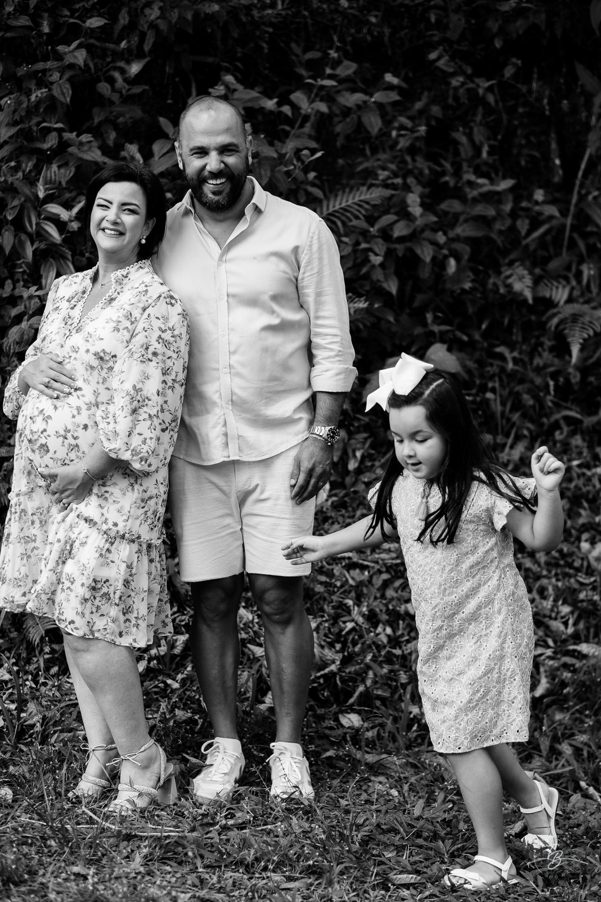 ensaio gestante em família, no bosque das mansões, por Thiago Braga fotografia.