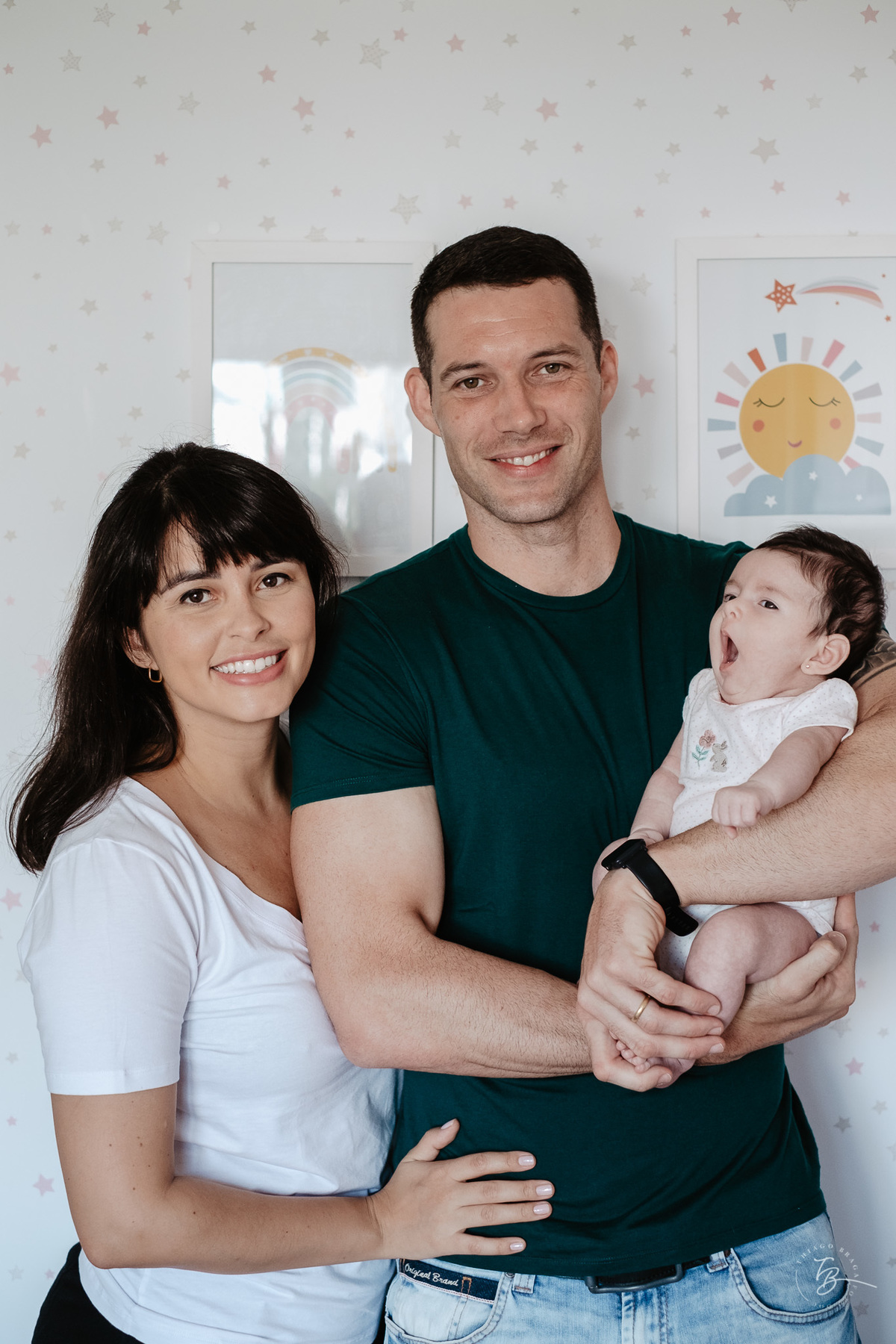 2 meses da Sofia, ensaio de família, acompanhamento docu