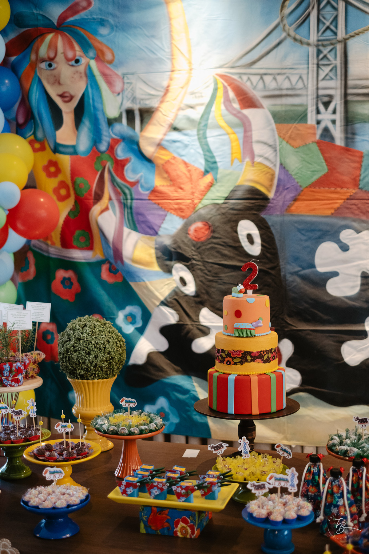 aniversário infantil, tema de boi de mamão, 2 anos da Theodora, festa em salão de festas por Thiago Braga Fotografia