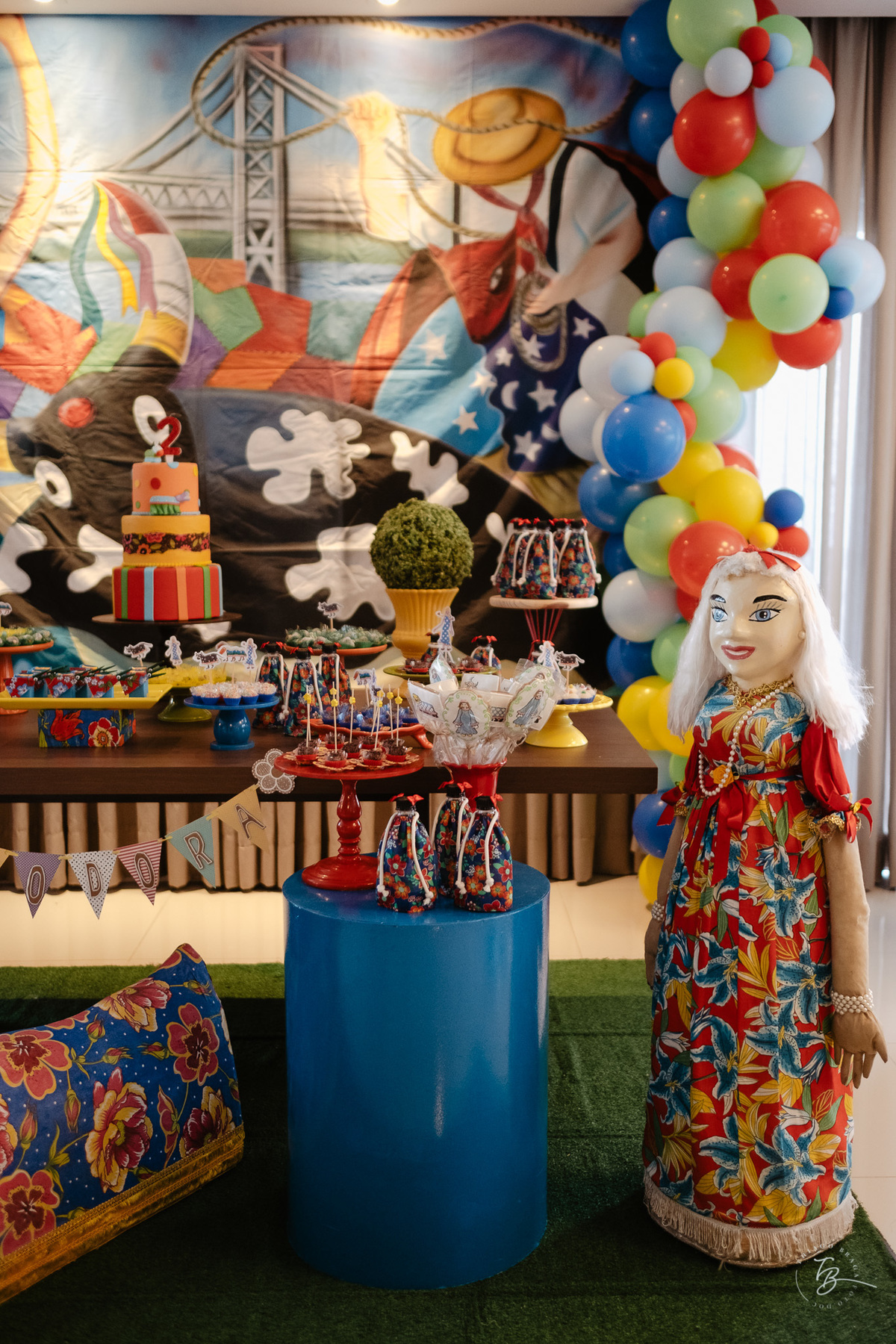 aniversário infantil, tema de boi de mamão, 2 anos da Theodora, festa em salão de festas por Thiago Braga Fotografia