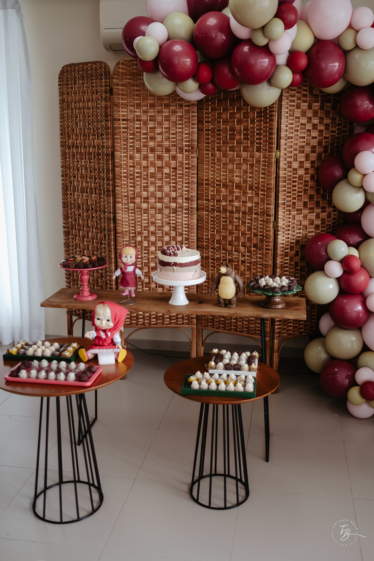 Festa infantil em casa, no salão de festa do condomínio, fotos por Thiago Braga fotografia