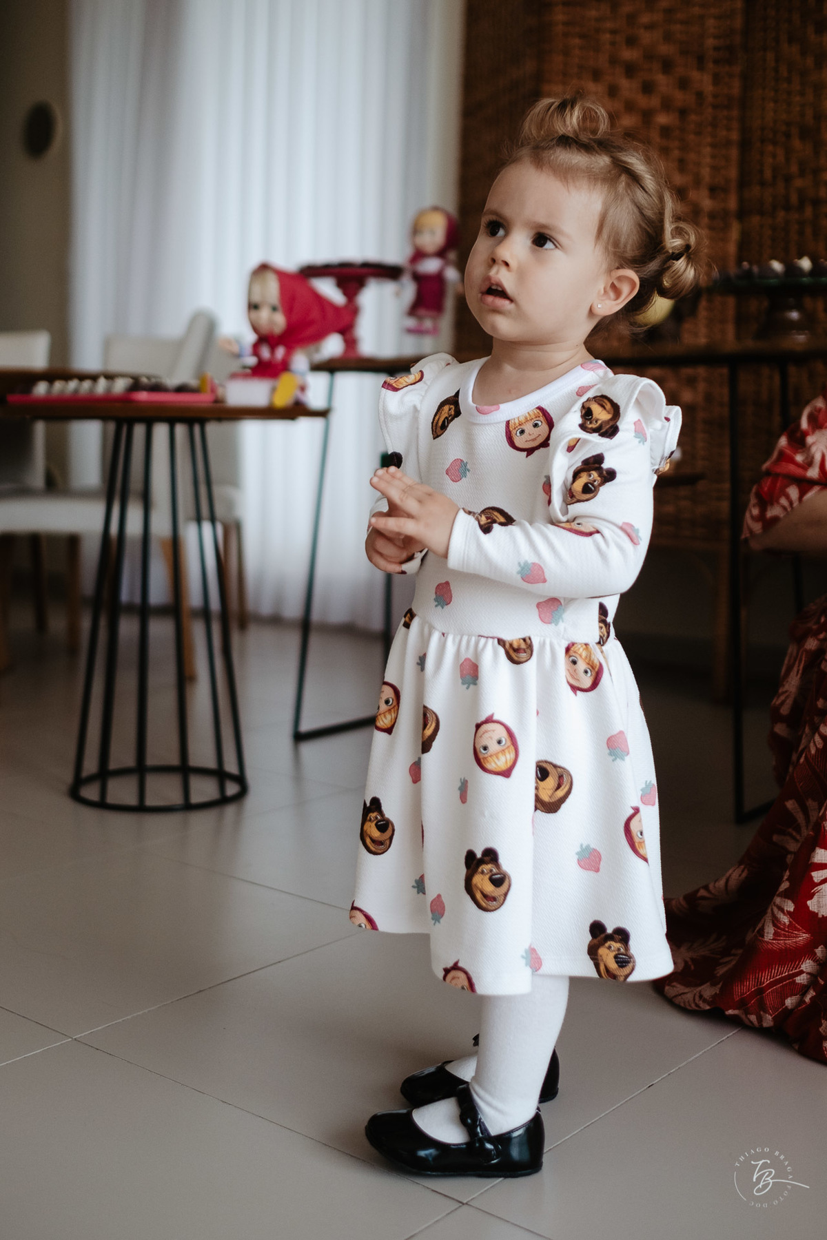 Festa infantil em casa, no salão de festa do condomínio, fotos por Thiago Braga fotografia