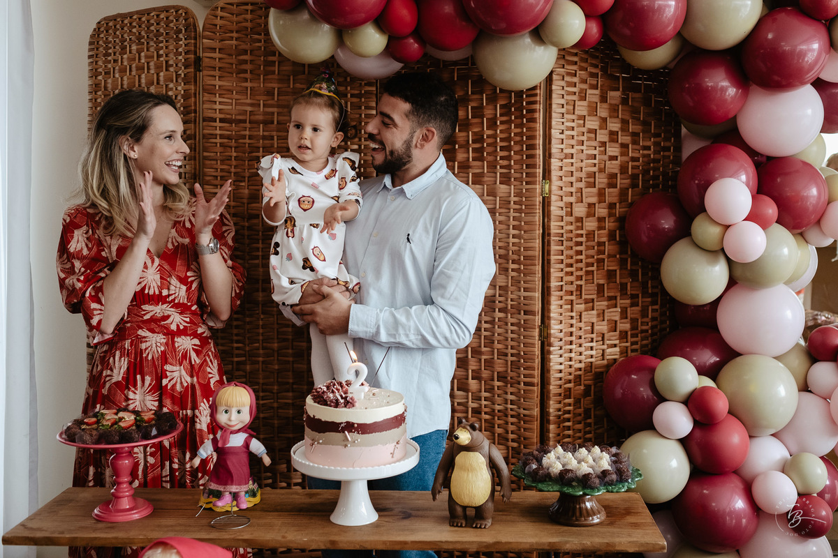 Festa infantil em casa, no salão de festa do condomínio, fotos por Thiago Braga fotografia