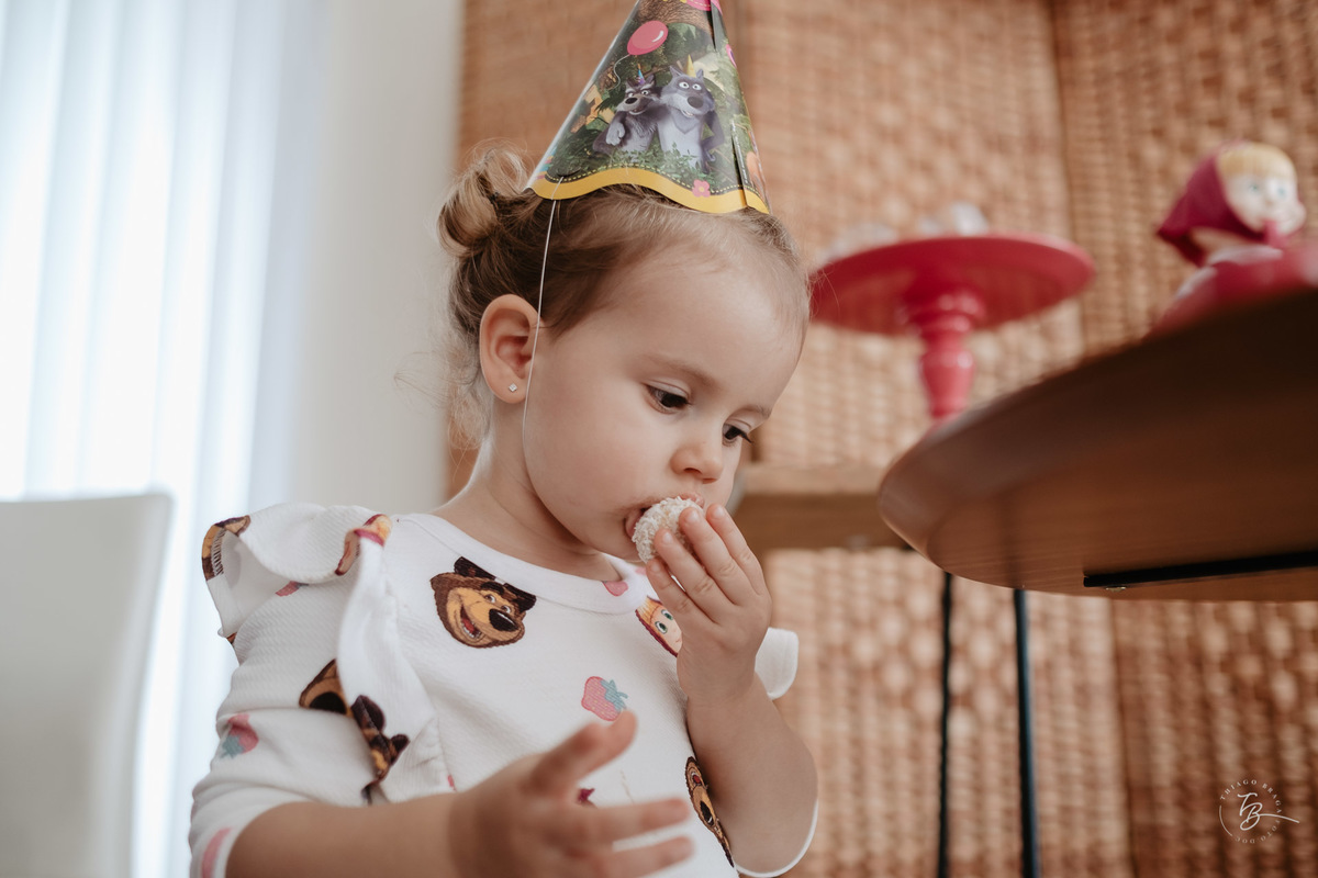 Festa infantil em casa, no salão de festa do condomínio, fotos por Thiago Braga fotografia