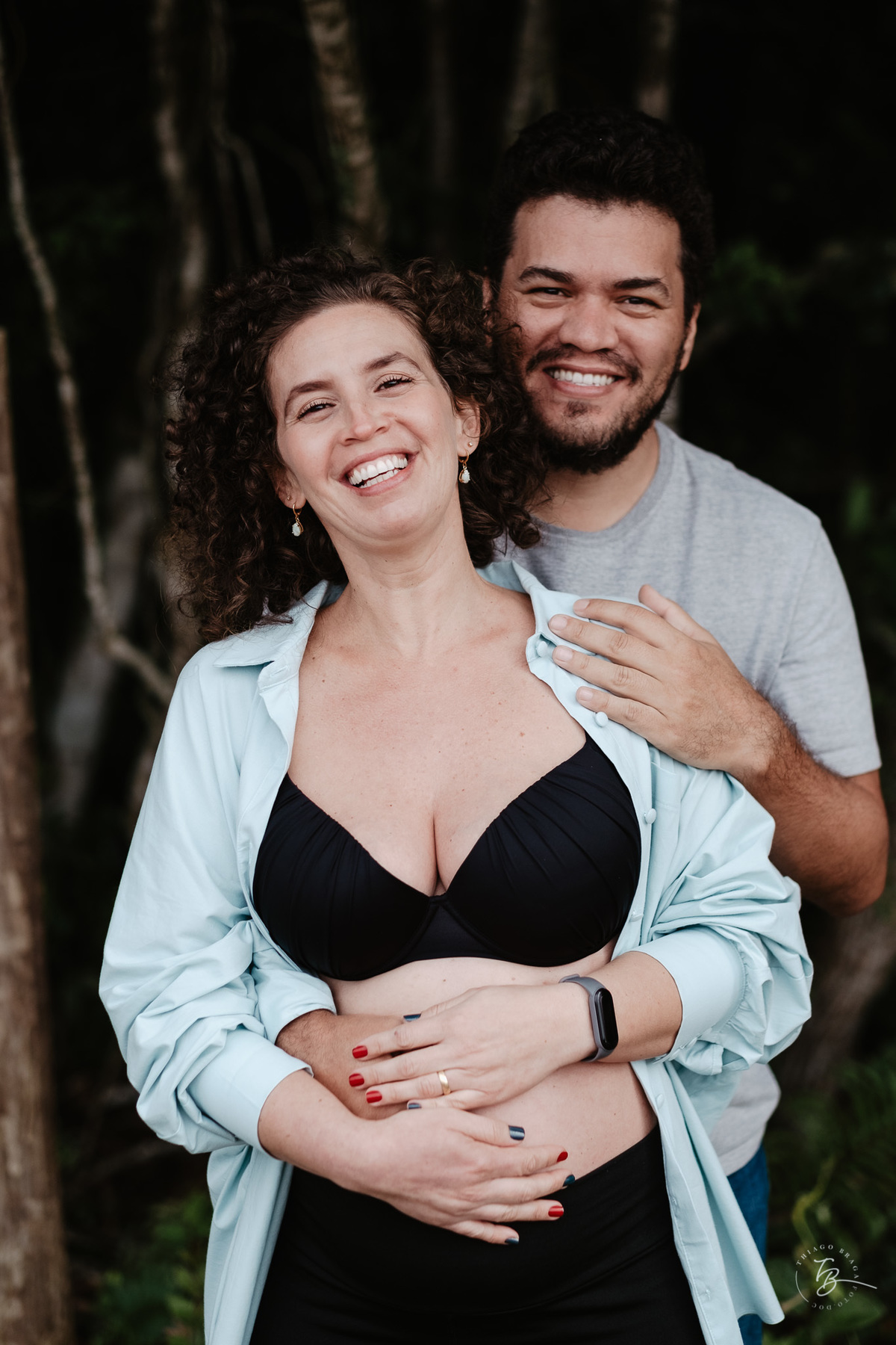 Ensaio gestante a espera do Nando na hípica Equilibre em Florianópolis, campeche por Thiago Braga