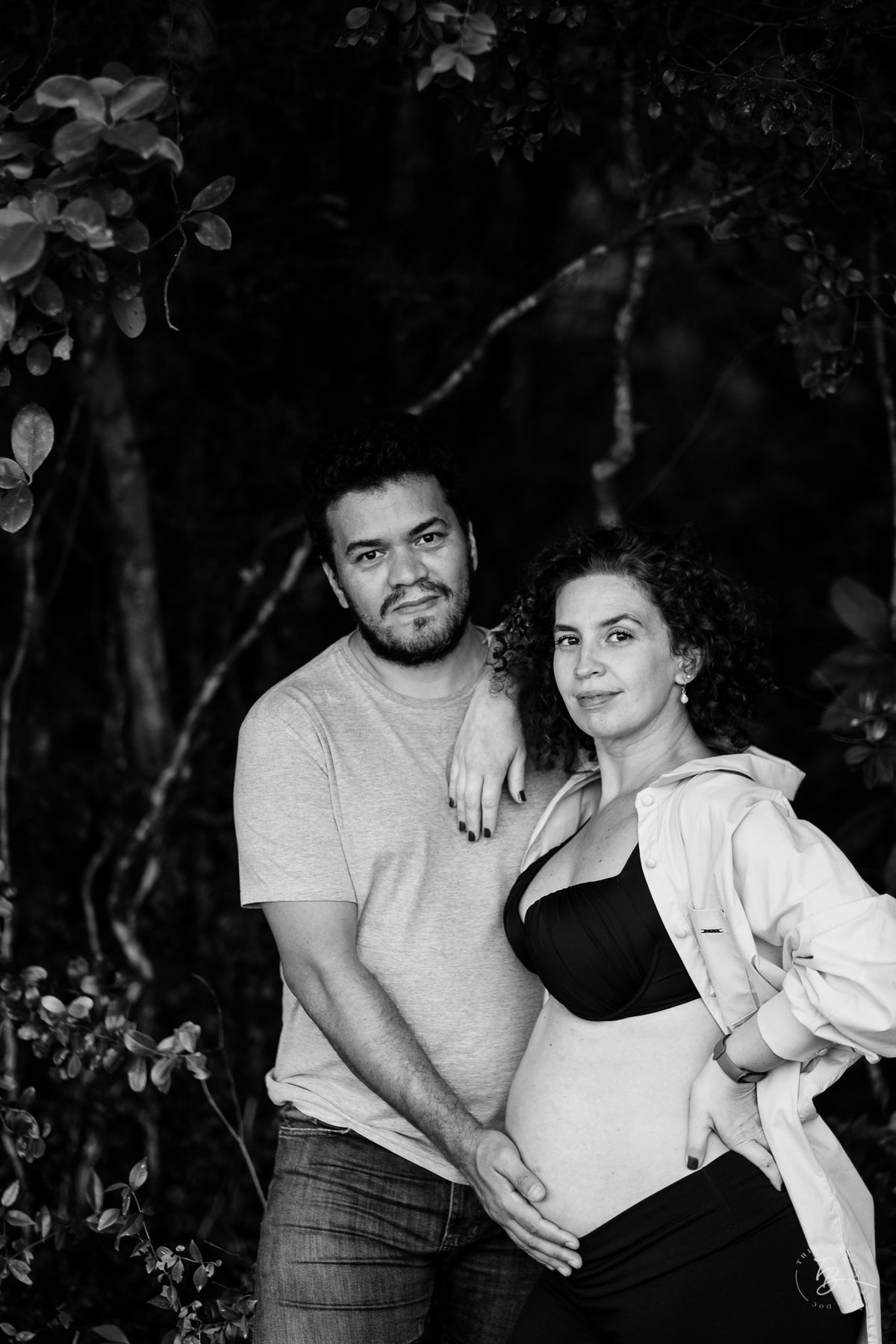 Ensaio gestante a espera do Nando na hípica Equilibre em Florianópolis, campeche por Thiago Braga