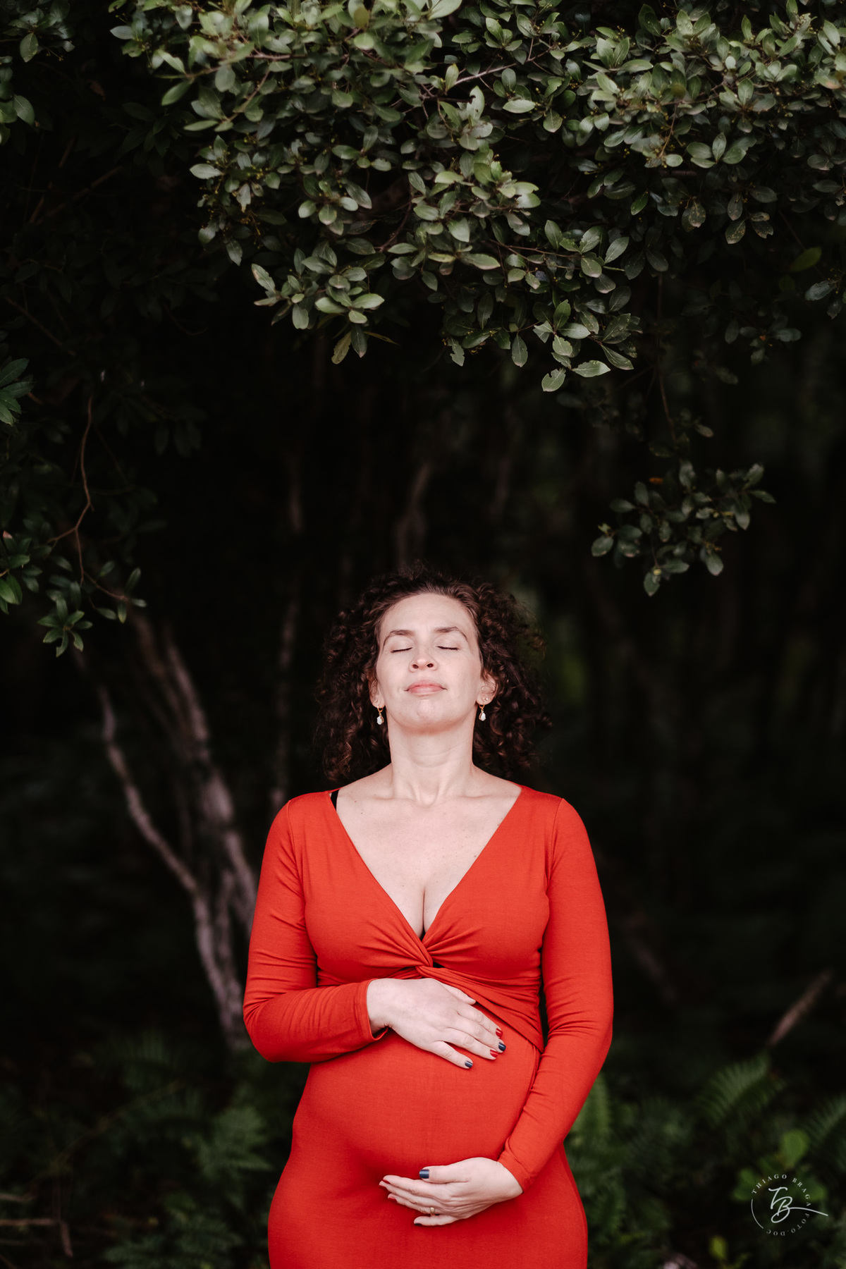 Ensaio gestante a espera do Nando na hípica Equilibre em Florianópolis, campeche por Thiago Braga