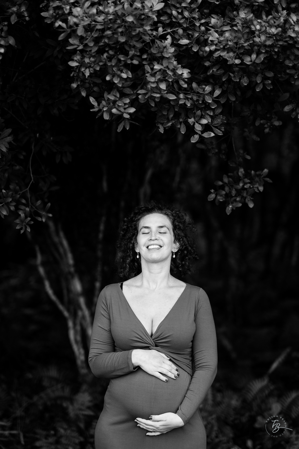 Ensaio gestante a espera do Nando na hípica Equilibre em Florianópolis, campeche por Thiago Braga