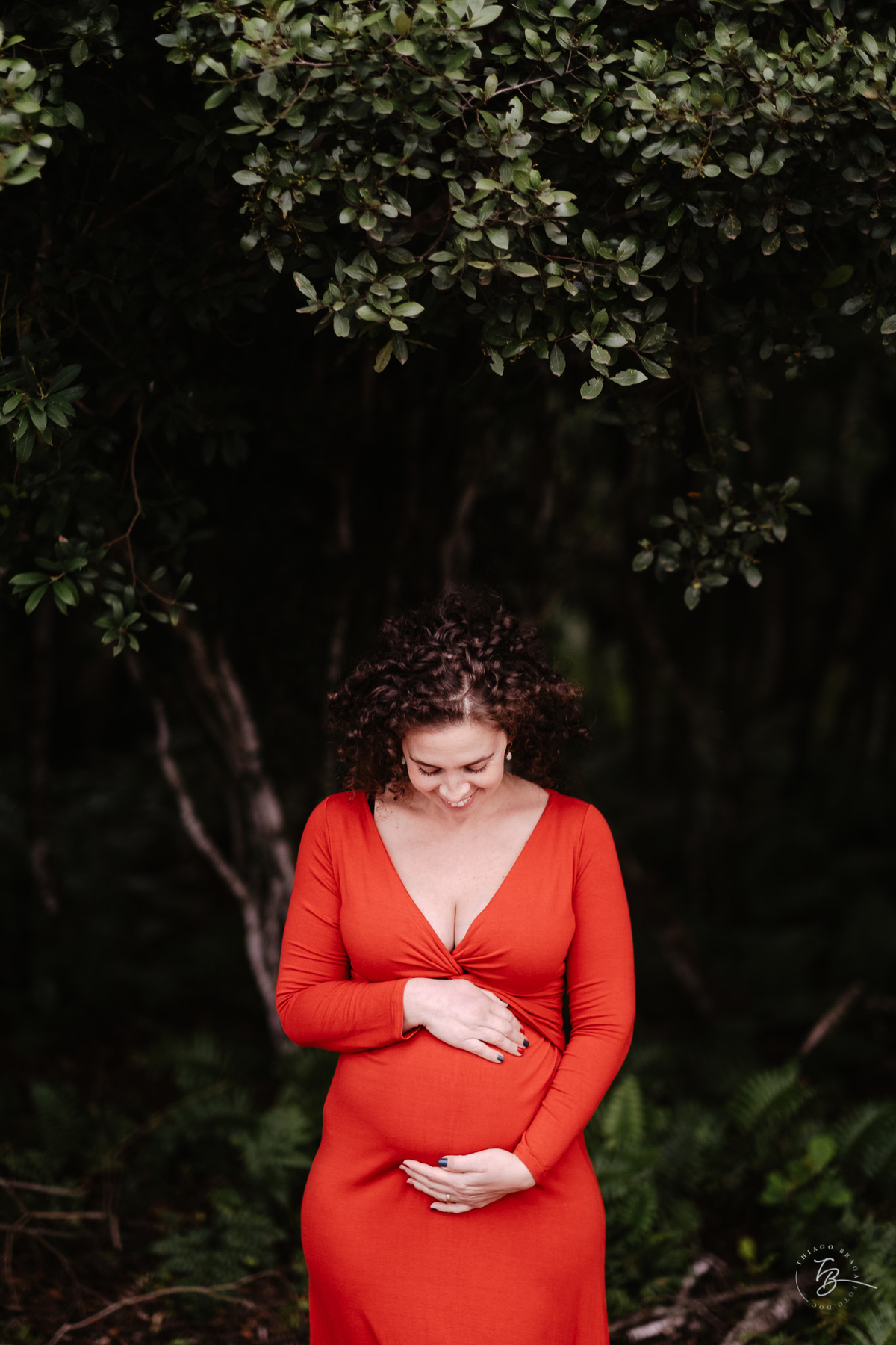 Ensaio gestante a espera do Nando na hípica Equilibre em Florianópolis, campeche por Thiago Braga