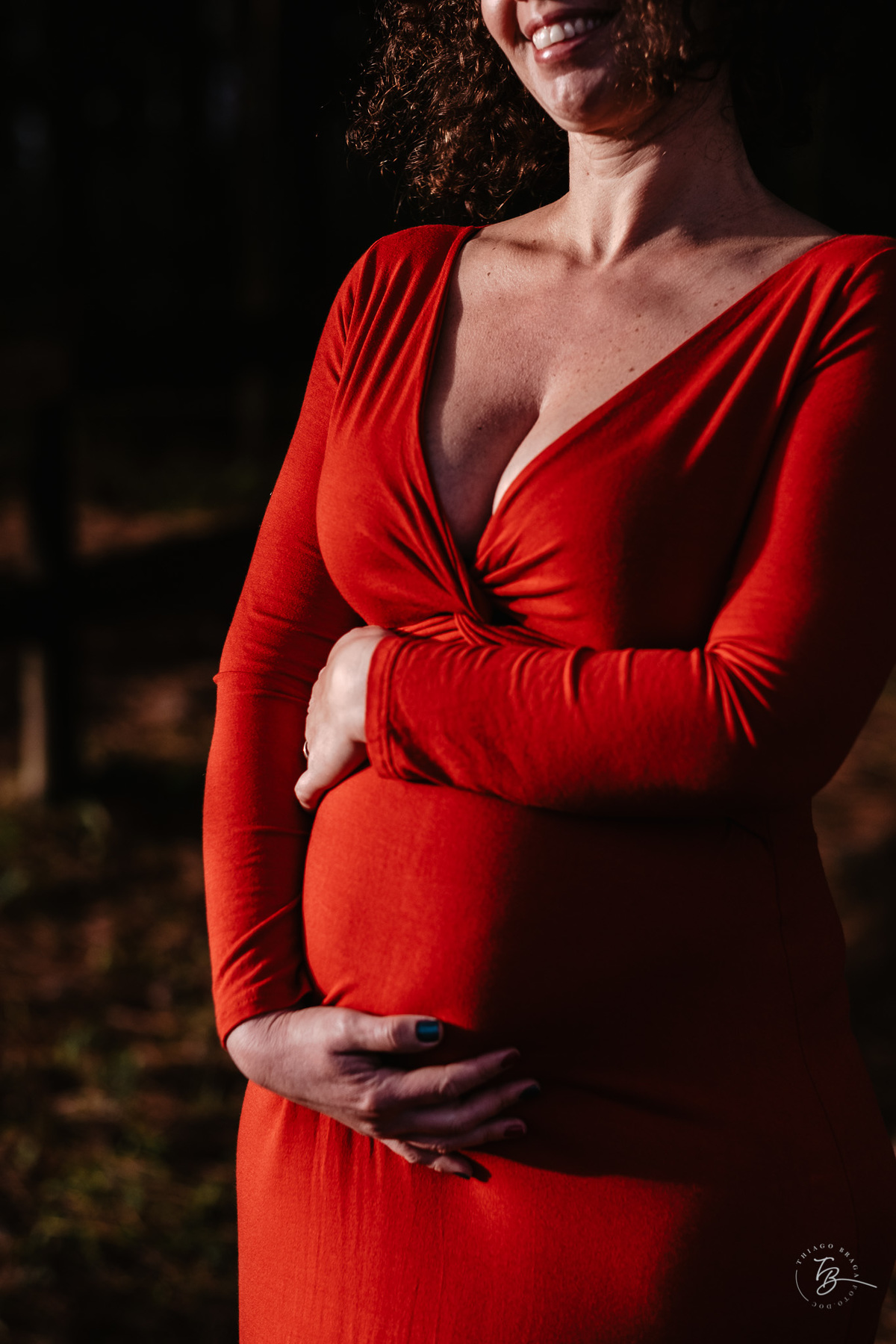 Ensaio gestante a espera do Nando na hípica Equilibre em Florianópolis, campeche por Thiago Braga