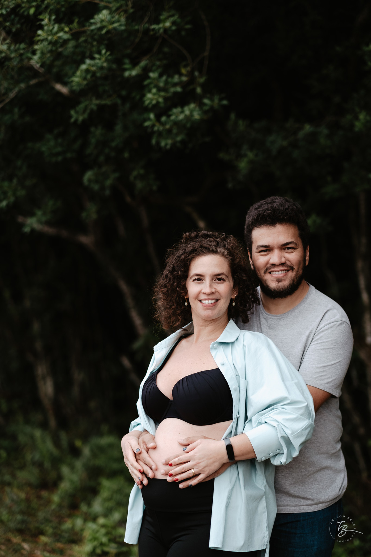 Ensaio gestante a espera do Nando na hípica Equilibre em Florianópolis, campeche por Thiago Braga