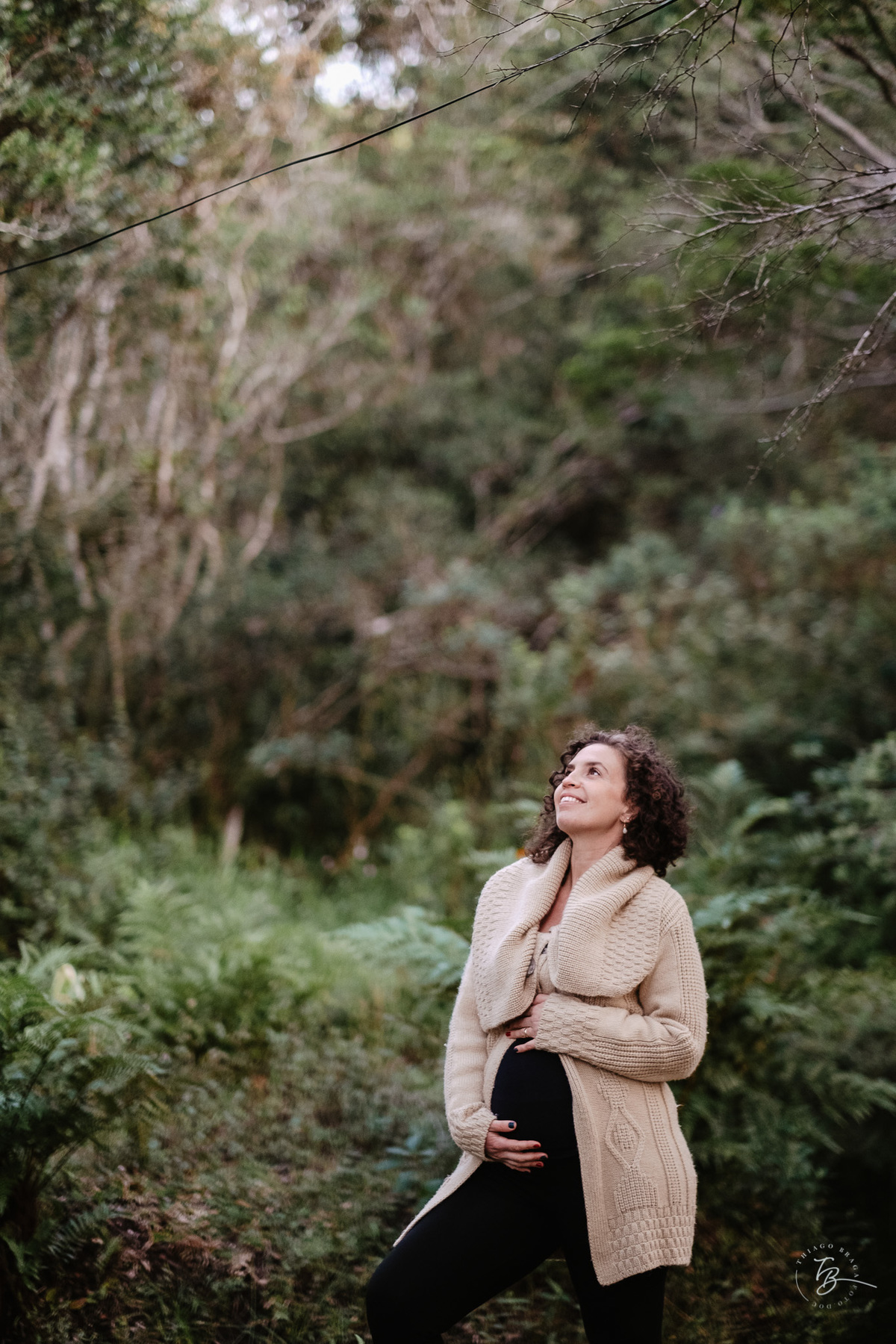 Ensaio gestante a espera do Nando na hípica Equilibre em Florianópolis, campeche por Thiago Braga