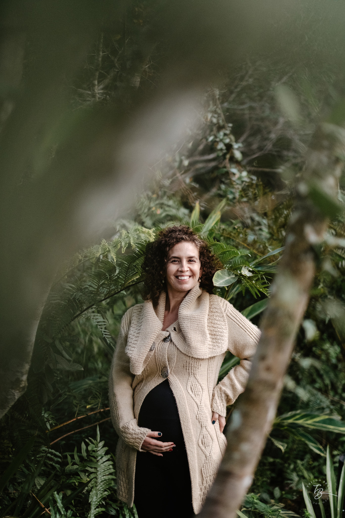 Ensaio gestante a espera do Nando na hípica Equilibre em Florianópolis, campeche por Thiago Braga