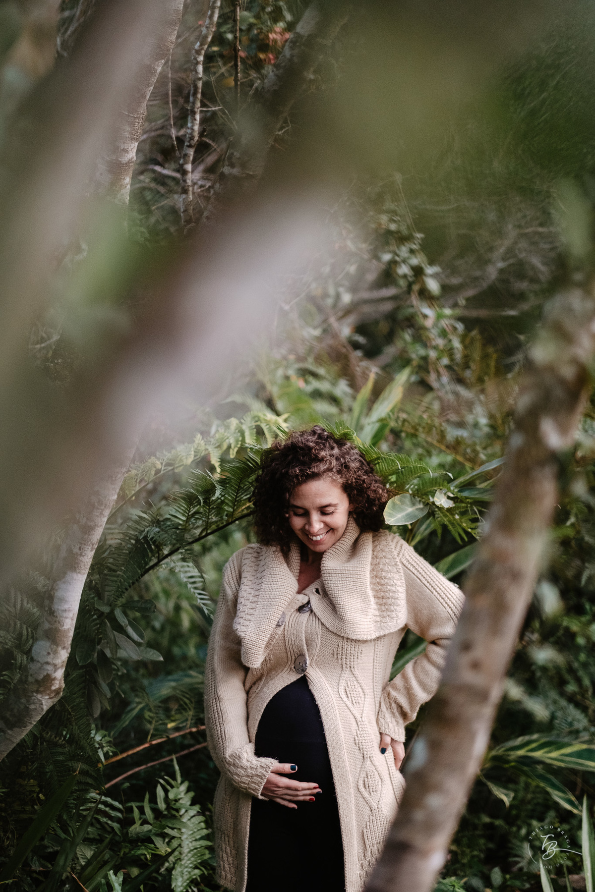 Ensaio gestante a espera do Nando na hípica Equilibre em Florianópolis, campeche por Thiago Braga