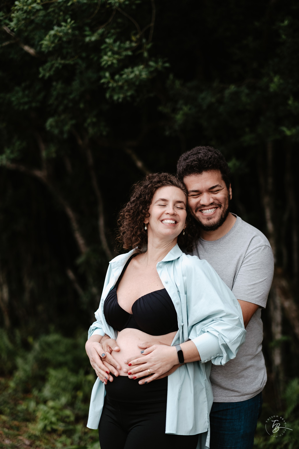 Ensaio gestante a espera do Nando na hípica Equilibre em Florianópolis, campeche por Thiago Braga