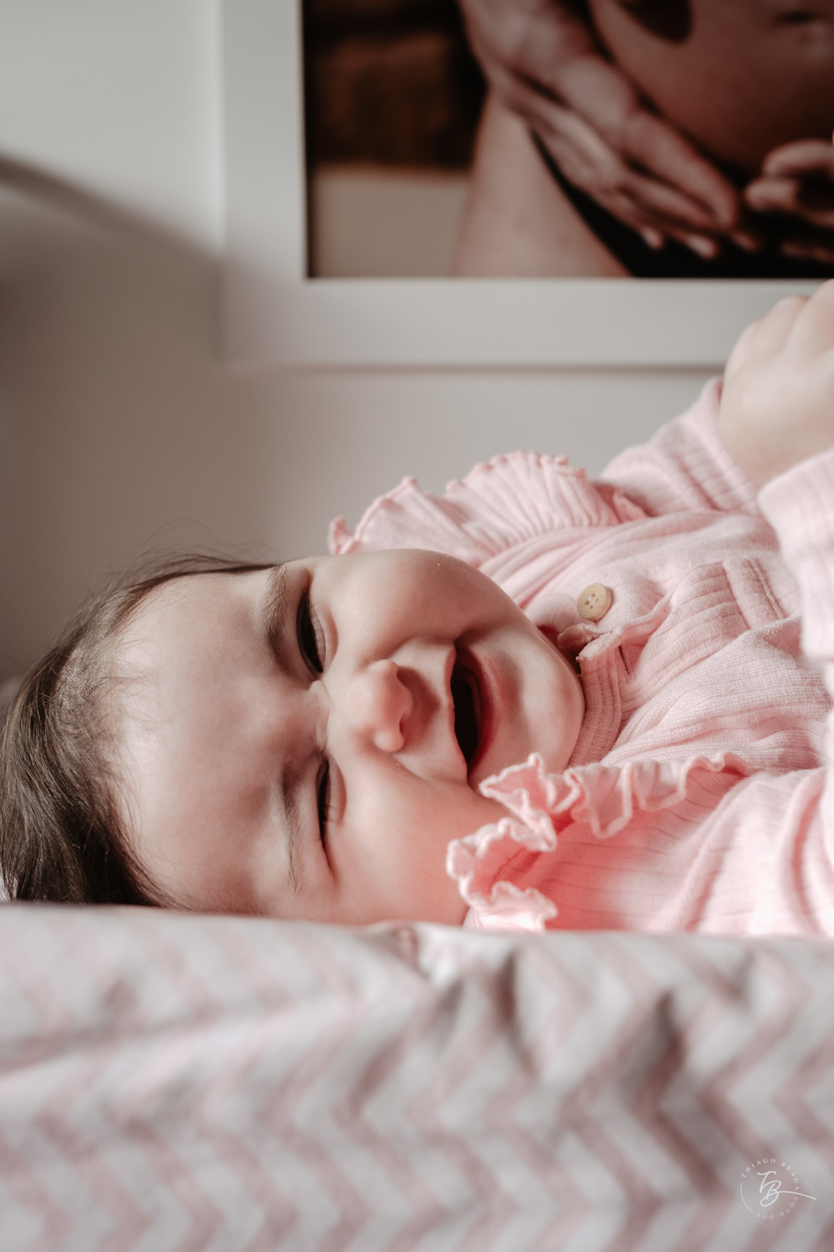Ensaio de família, acompanhamento bebê, lifestyle, 6 meses da Sofia por Thiago Braga Fotografia.