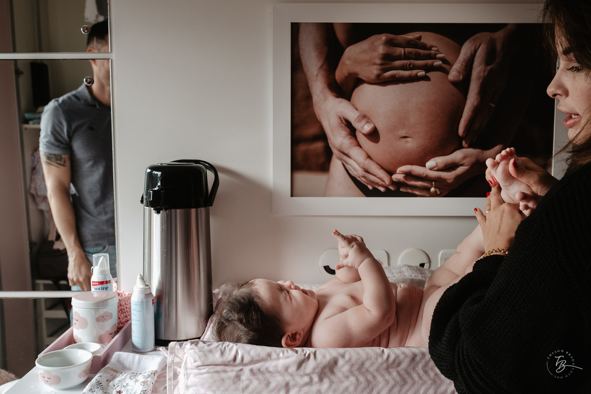 Ensaio de família, acompanhamento bebê, lifestyle, 6 meses da Sofia por Thiago Braga Fotografia.