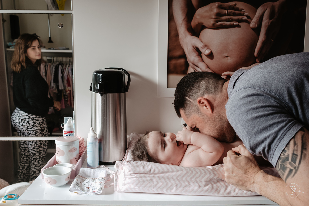 Ensaio de família, acompanhamento bebê, lifestyle, 6 meses da Sofia por Thiago Braga Fotografia.