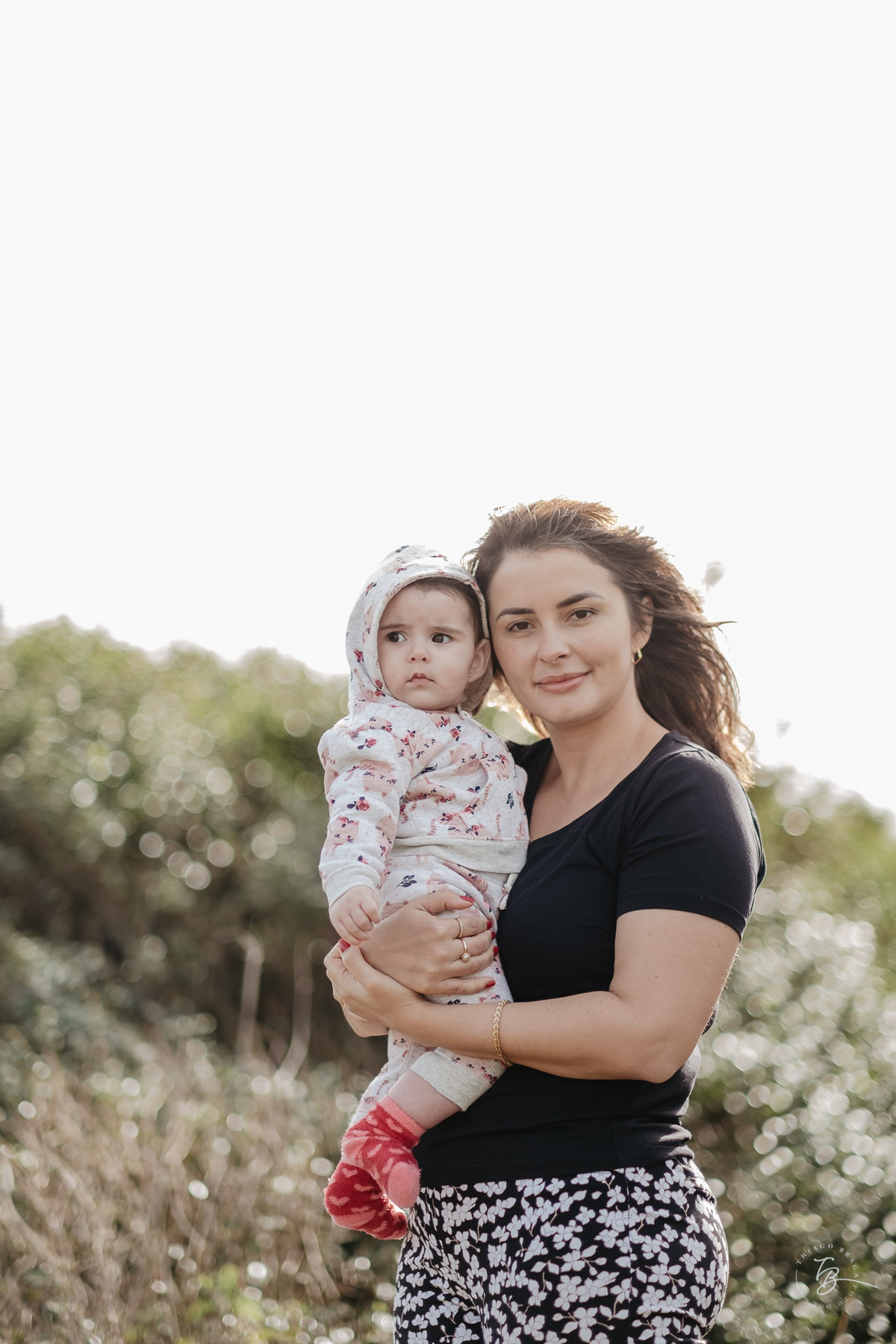 Ensaio de família, acompanhamento bebê, lifestyle, 6 meses da Sofia por Thiago Braga Fotografia.