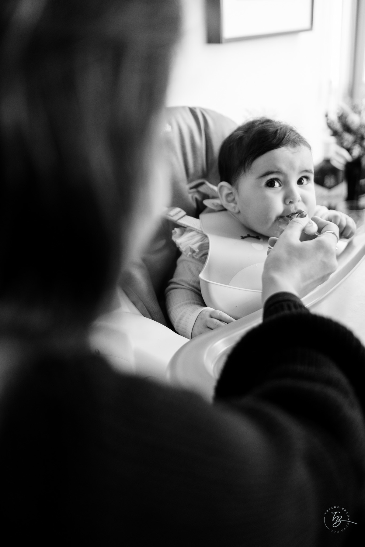 Ensaio de família, acompanhamento bebê, lifestyle, 6 meses da Sofia por Thiago Braga Fotografia.