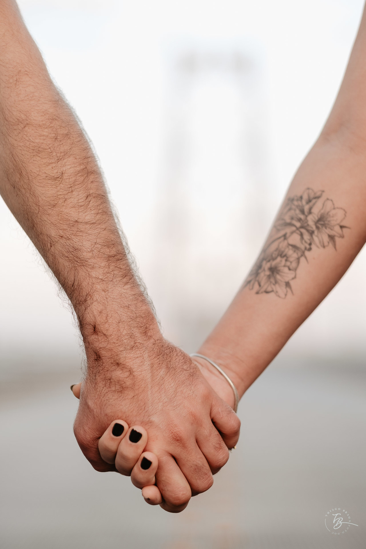 Ensaio gestante na ponte Hercílio Luz em Florianópolis por Thiago Braga fotografia