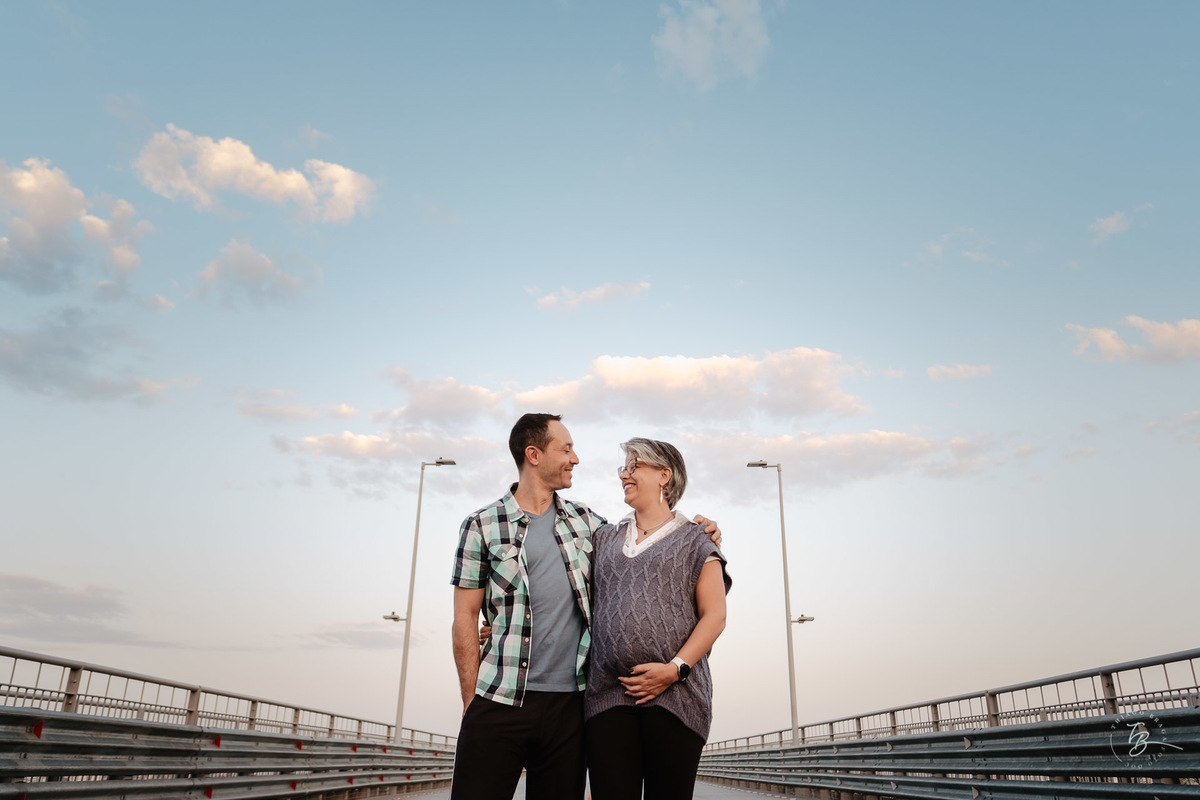 Ensaio gestante na ponte Hercílio Luz em Florianópolis por Thiago Braga fotografia