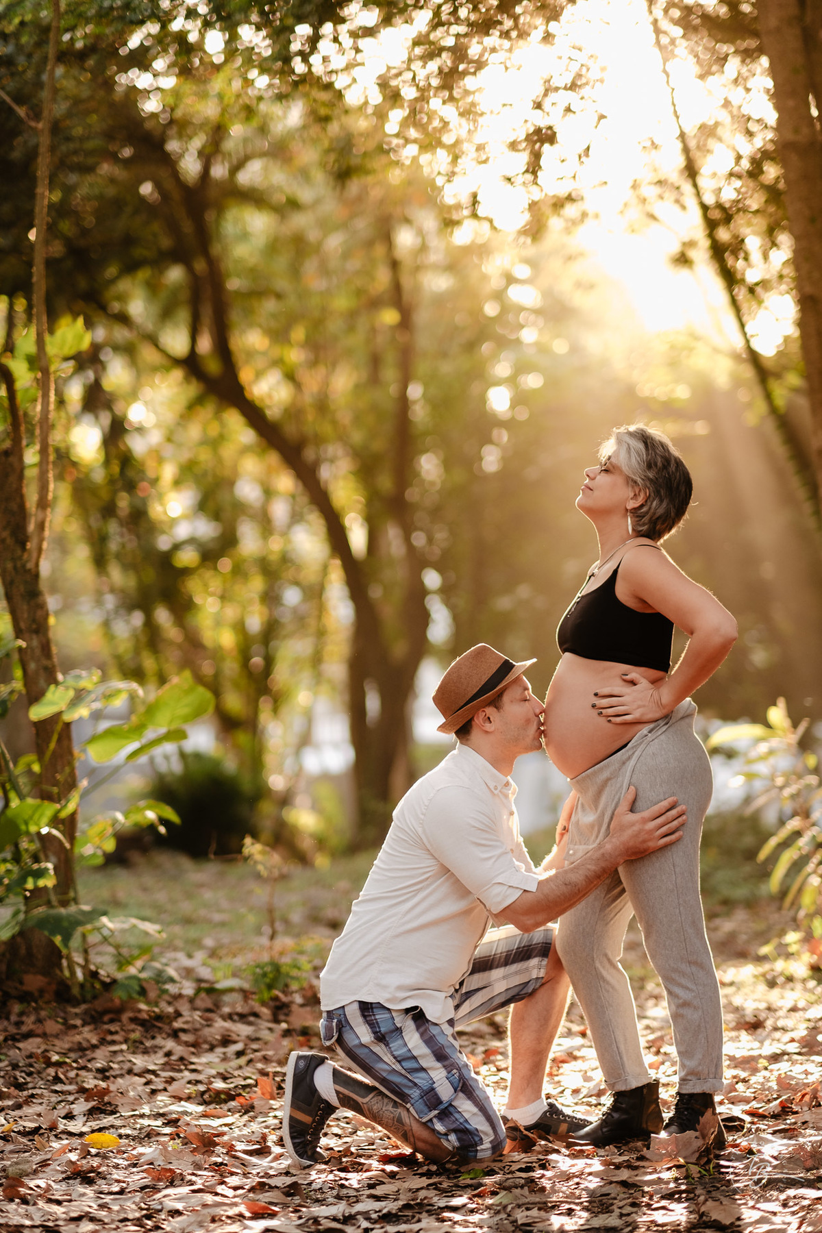 Ensaio gestante na ponte Hercílio Luz em Florianópolis por Thiago Braga fotografia