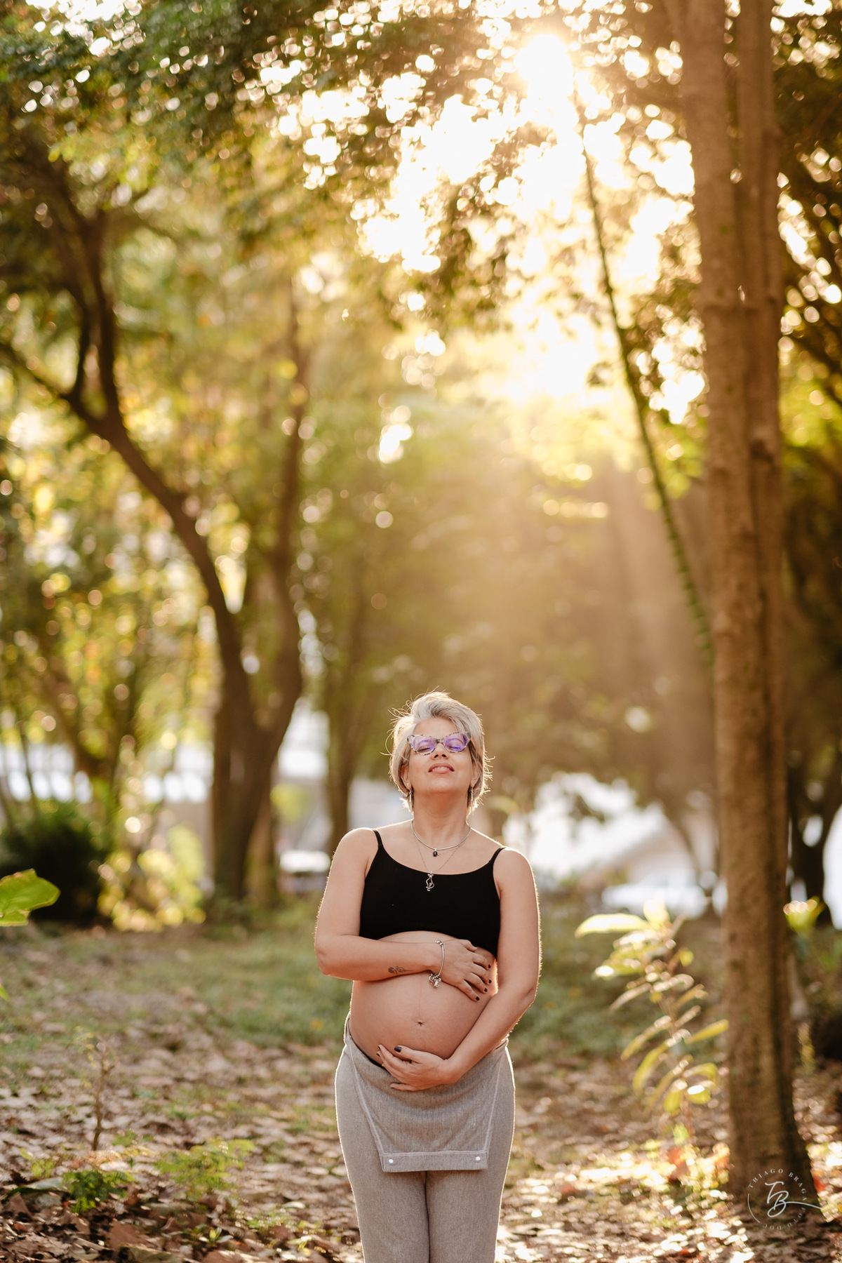 Ensaio gestante na ponte Hercílio Luz em Florianópolis por Thiago Braga fotografia