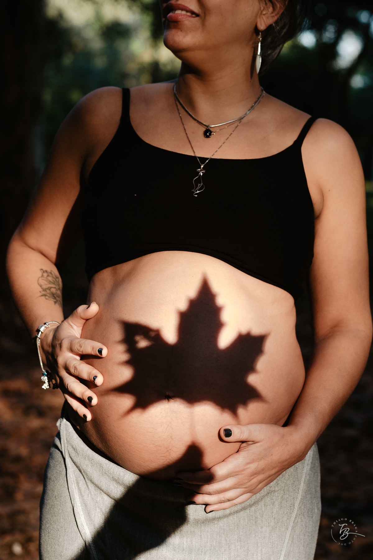 Ensaio gestante na ponte Hercílio Luz em Florianópolis por Thiago Braga fotografia