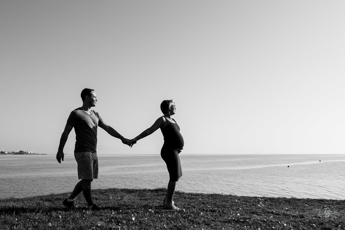 Ensaio gestante na ponte Hercílio Luz em Florianópolis por Thiago Braga fotografia