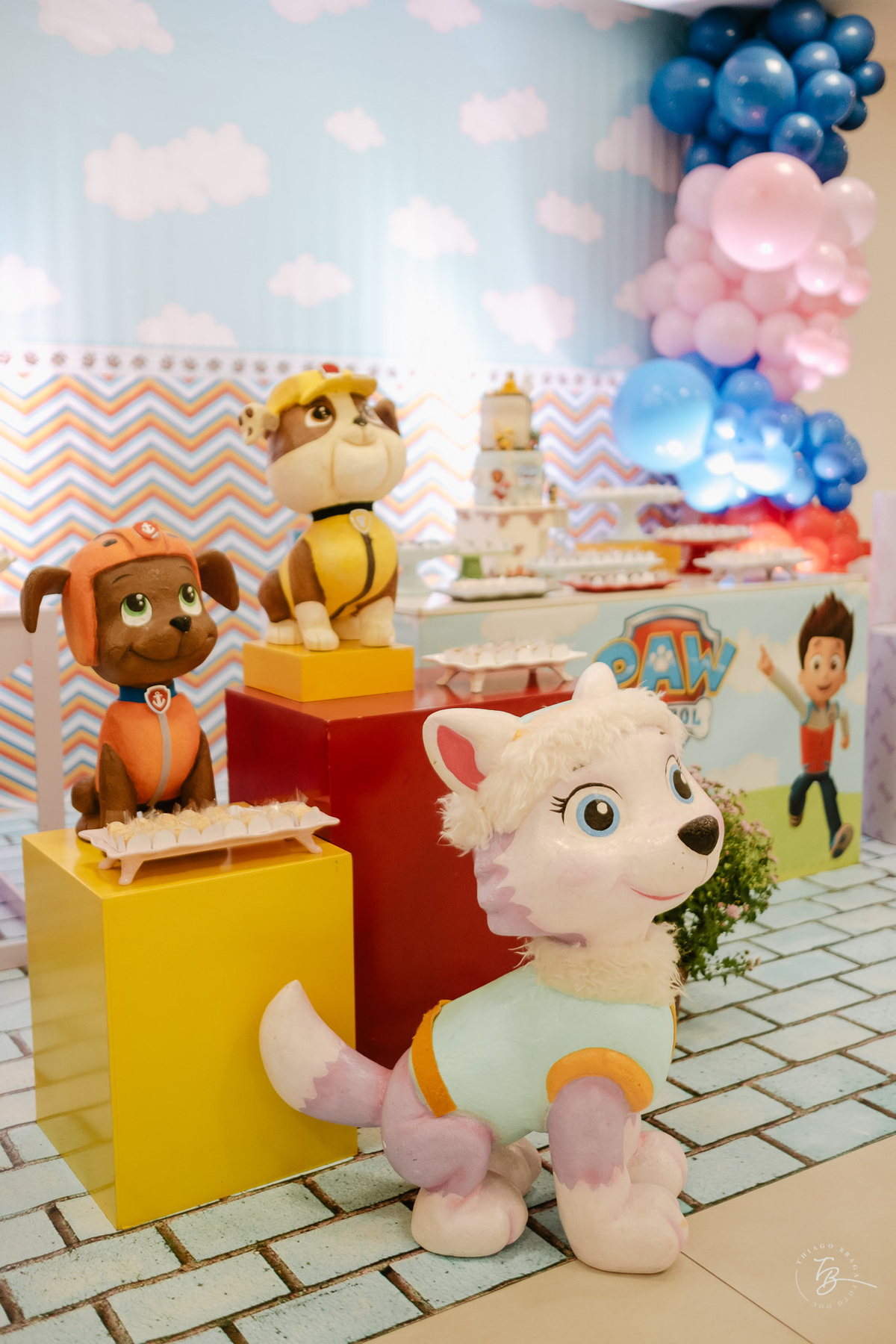 Aniversário infantil no espaço conceito