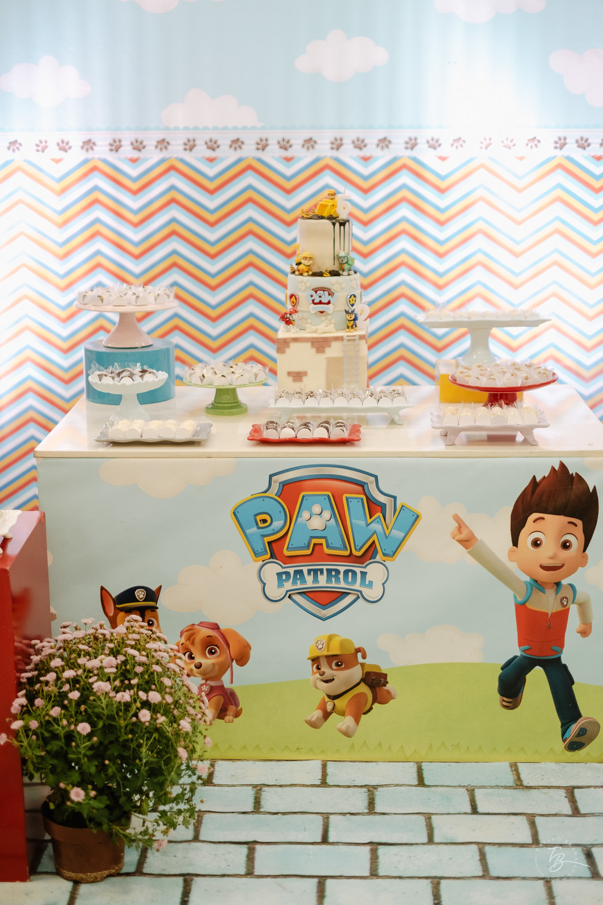 Aniversário infantil no espaço conceito