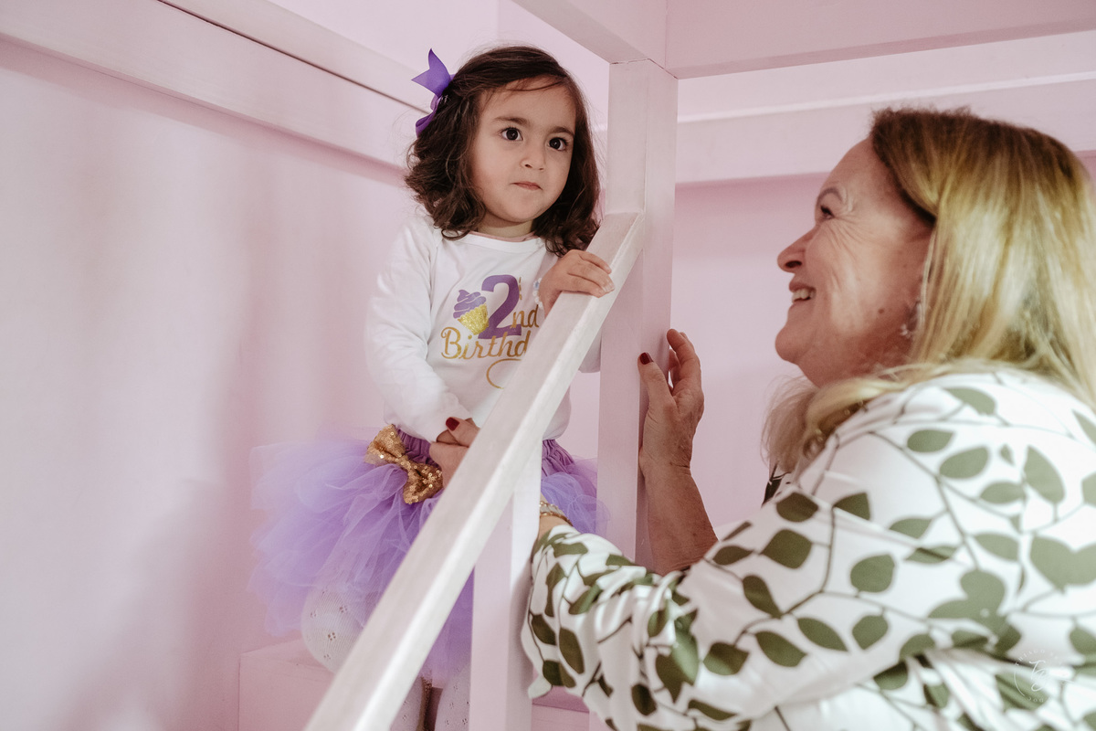 Aniversário infantil no espaço conceito