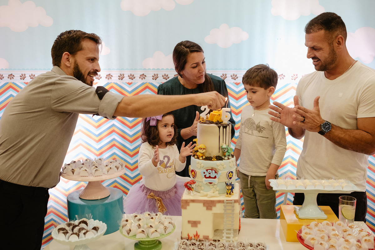 Aniversário infantil no espaço conceito