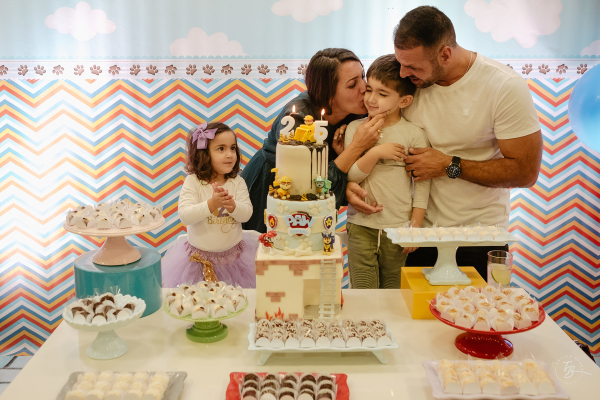 Aniversário infantil no espaço conceito