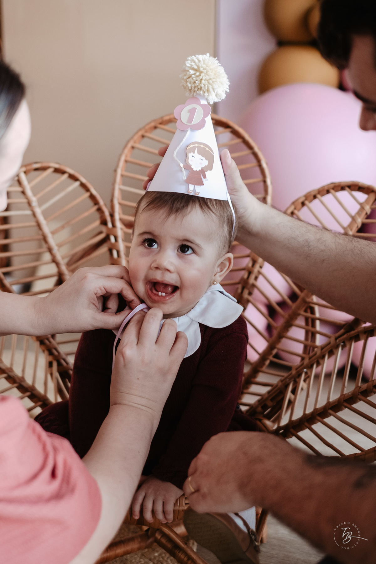 o dia do aniversário da Cecília, aniversário em casa, documental de família por Thiago Braga