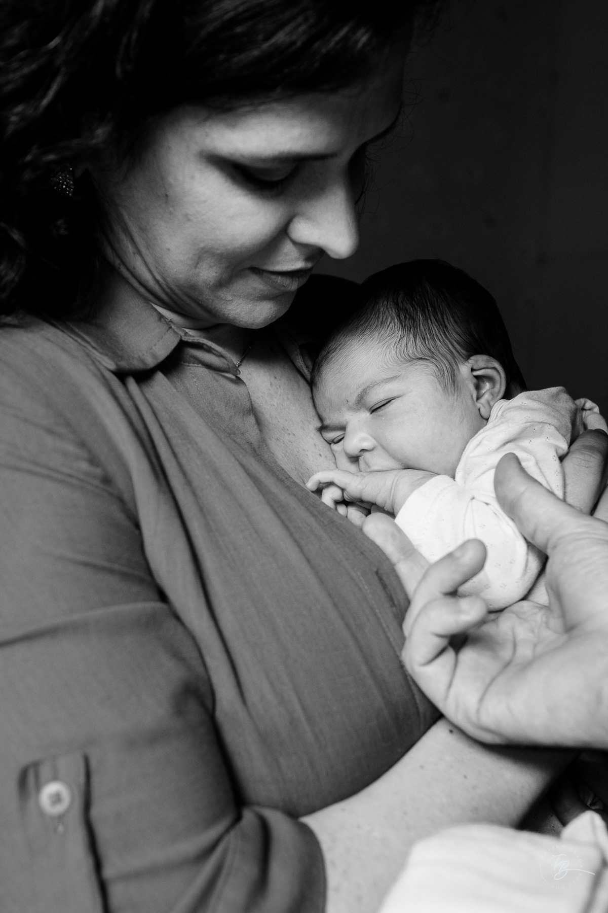 Ensaio documental de primeiros dias em casa. 