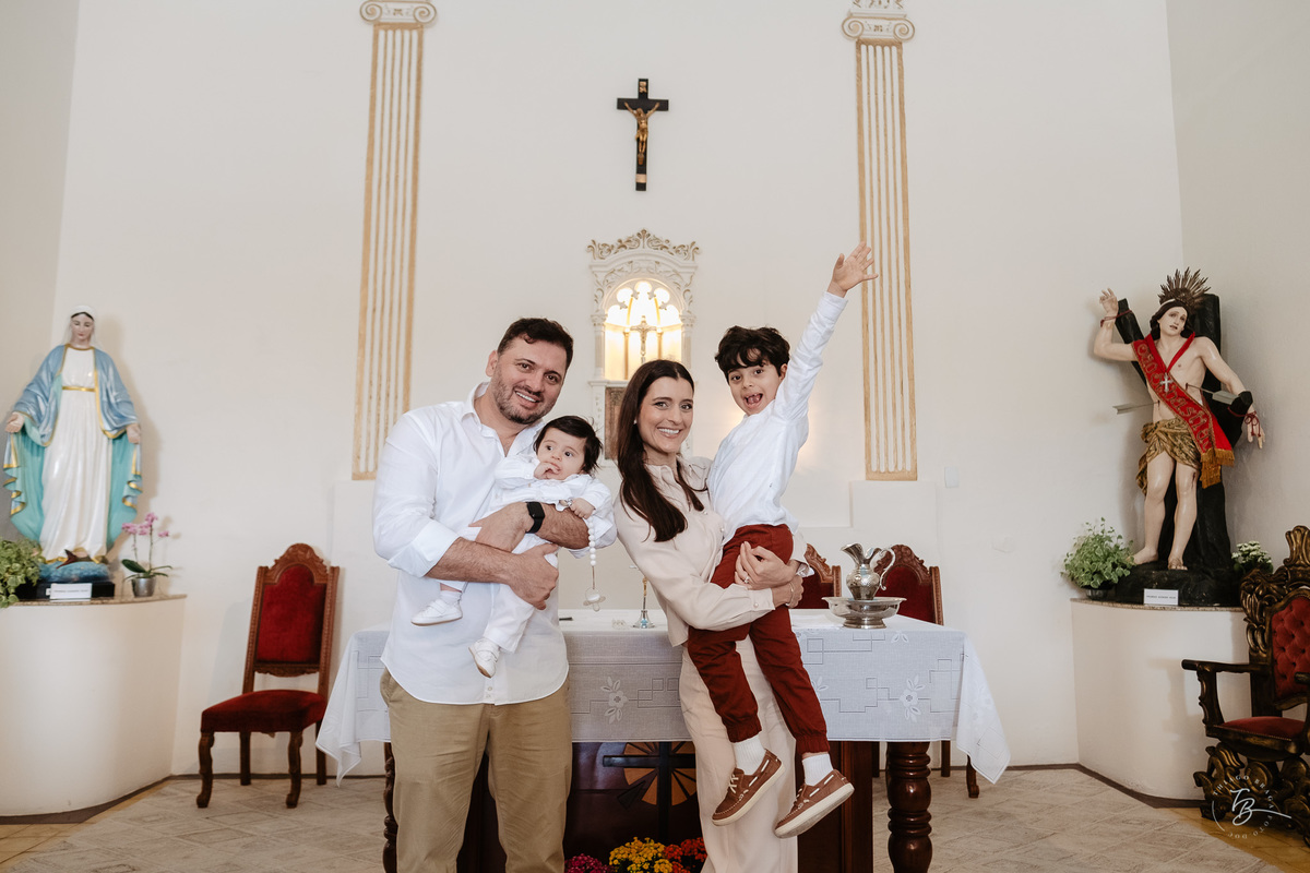fotografia de batizado em Florianópolis