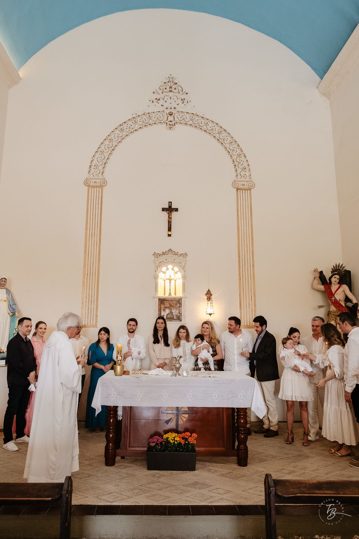fotografia de batizado em Florianópolis