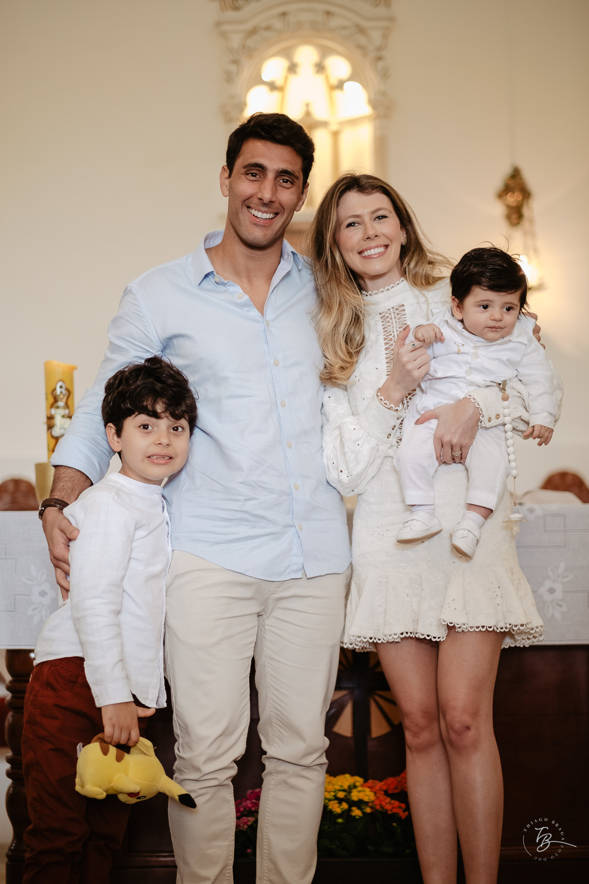 fotografia de batizado em Florianópolis