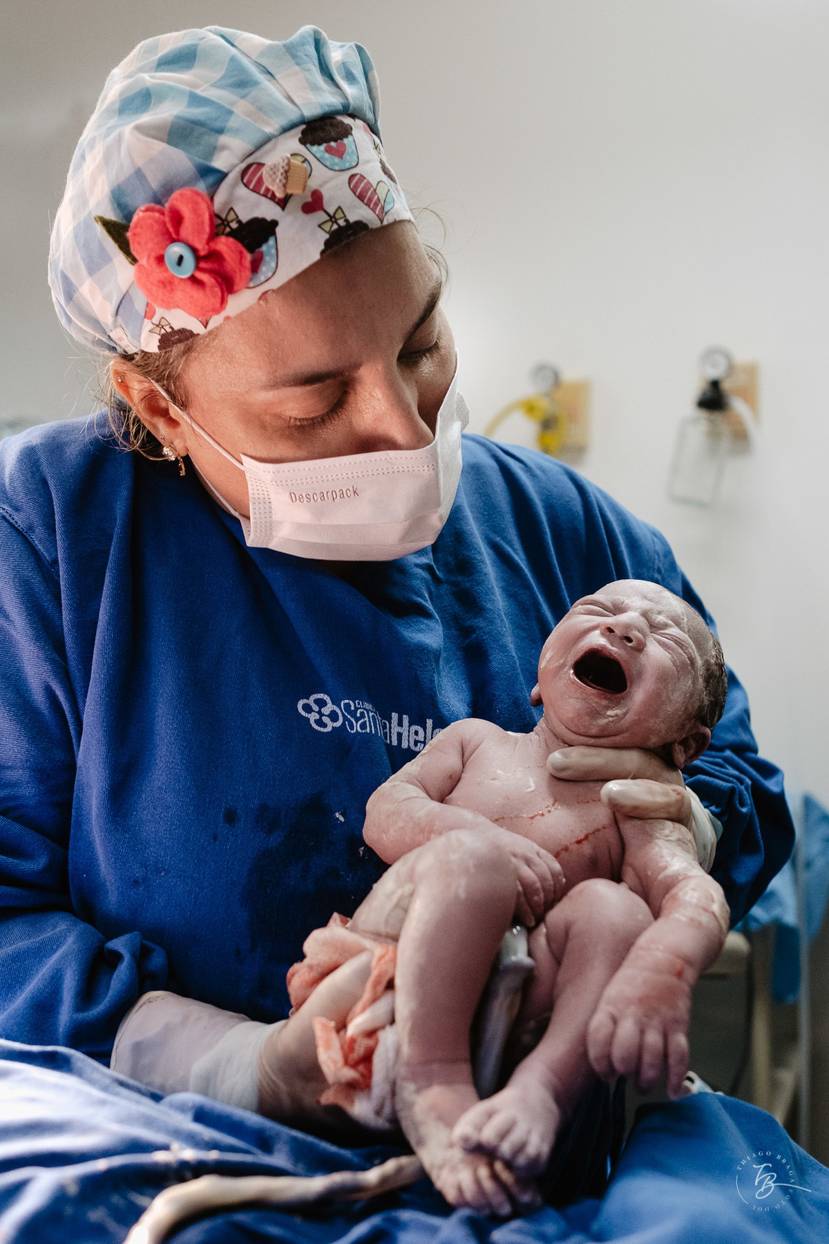 Maternidade Santa Helena, parto cesárea, humanizado, por Thiago Braga Fotografia