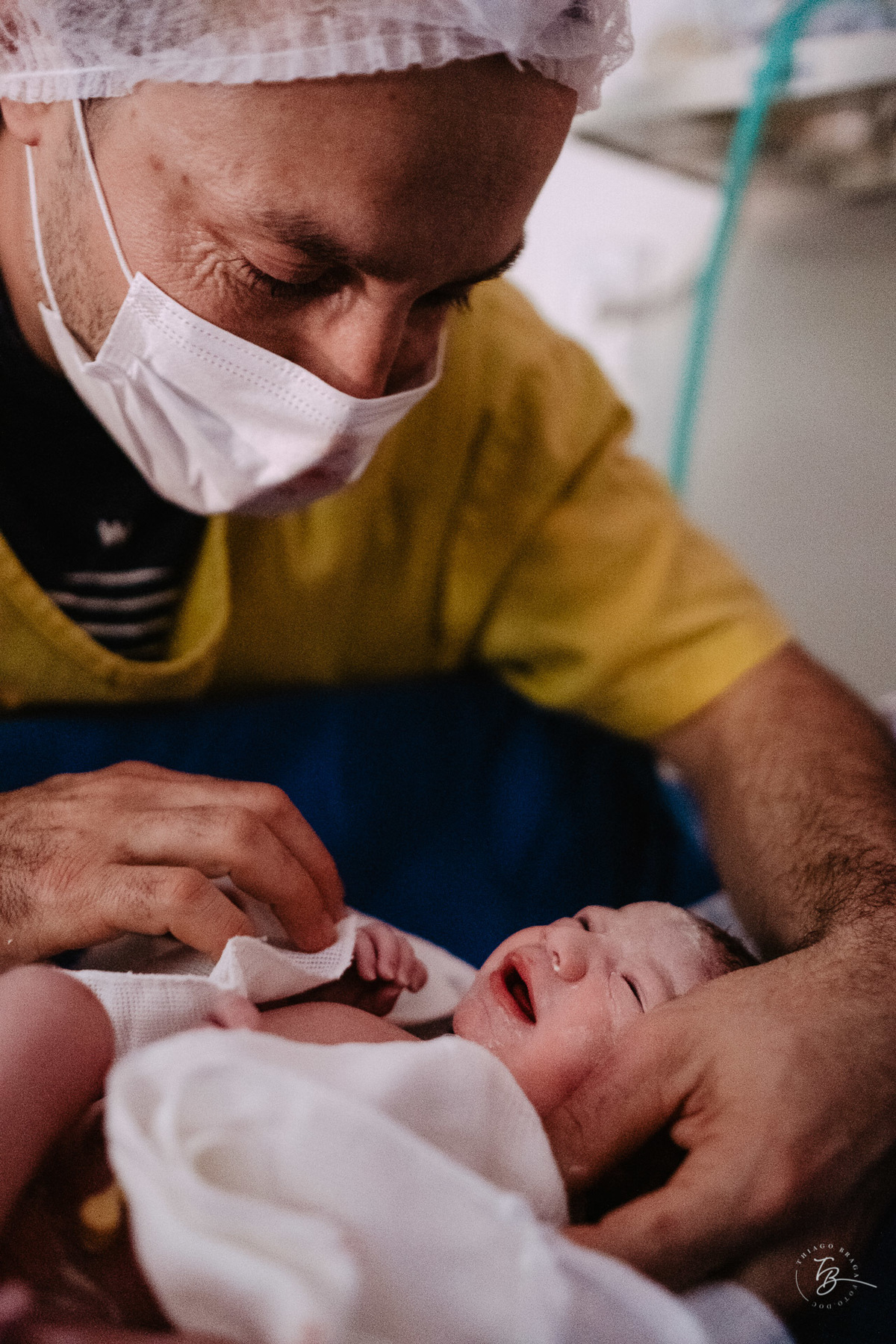 Maternidade Santa Helena, parto cesárea, humanizado, por Thiago Braga Fotografia