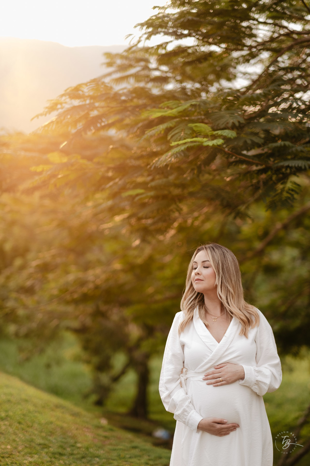 ensaio de gestante no passeio pedra branca em palhoça-Sc por Thiago Braga Fotografia